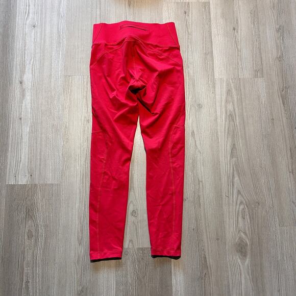 Women's Outdoor Voices Bright Red Pink Leggings Yoga Workout Pants Sz Small S OV - Picture 4 of 6